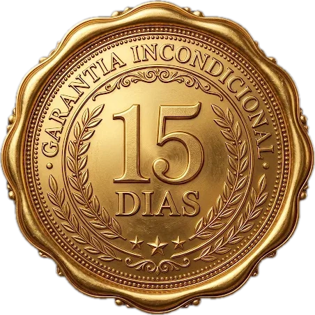 Selo: 15 dias de garantia incondicional